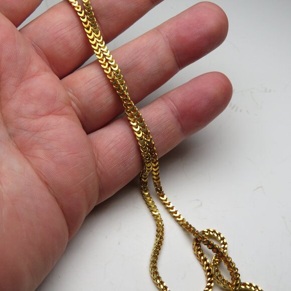 18k *925 Sterling Silver Weat Necklace - Picture 5 of 5